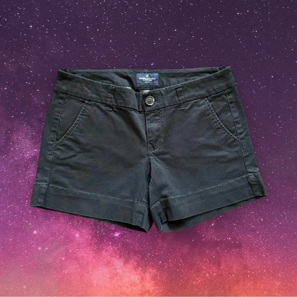 Free | American Eagle Black Bootie Shorts